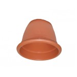 Flowerpot, model no. 4, brown color